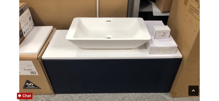 image for Bathroom Vanity unit wall hung 