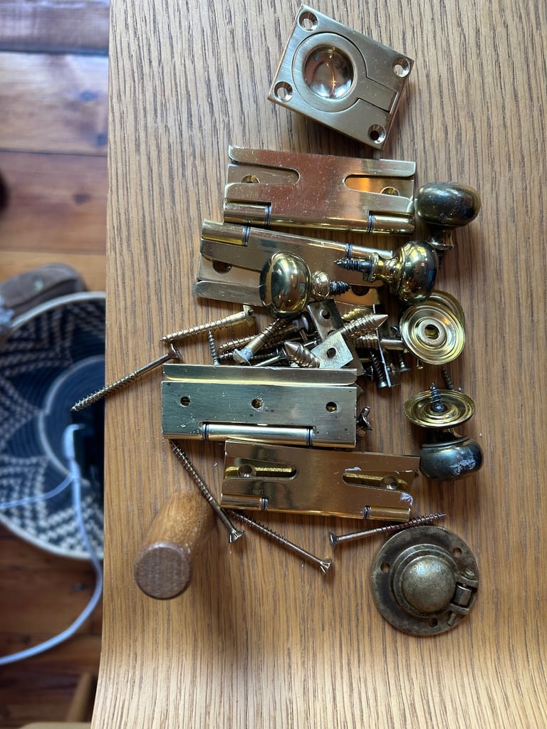 image for Fixings for four shutters and two sash and cash windows 