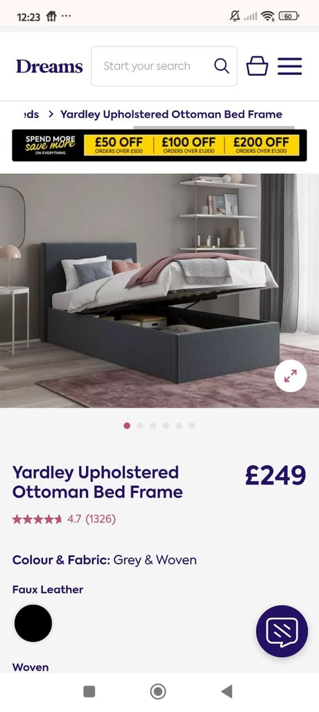 Dreams Single otterman bed
