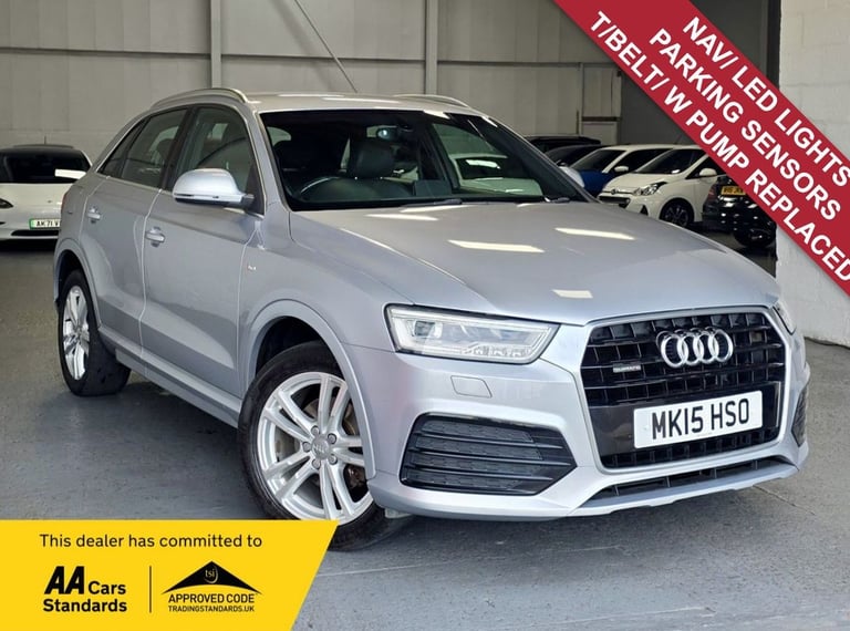 2015 Audi Q3 2.0 TDI S line SUV 5dr Diesel Manual quattro Euro 6 (s/s) (184 ps) ESTATE Diesel Manual