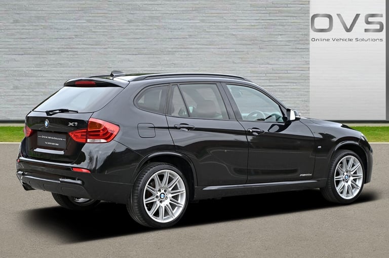 BMW X1 M SPORT 2.0d DIESEL X-DRIVE/4X4 AUTO 5DR HATCHBACK 2014 [64] BLACK