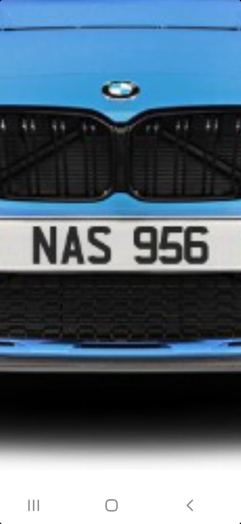 Private number plate 