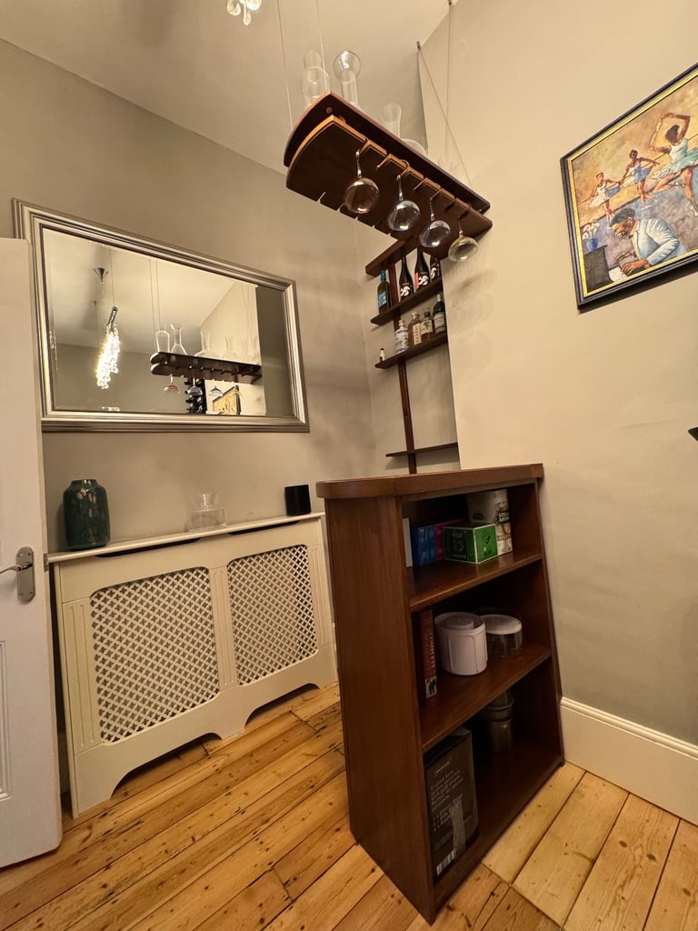 image for Solid Wooden Home Bar – Classic and Sturdy