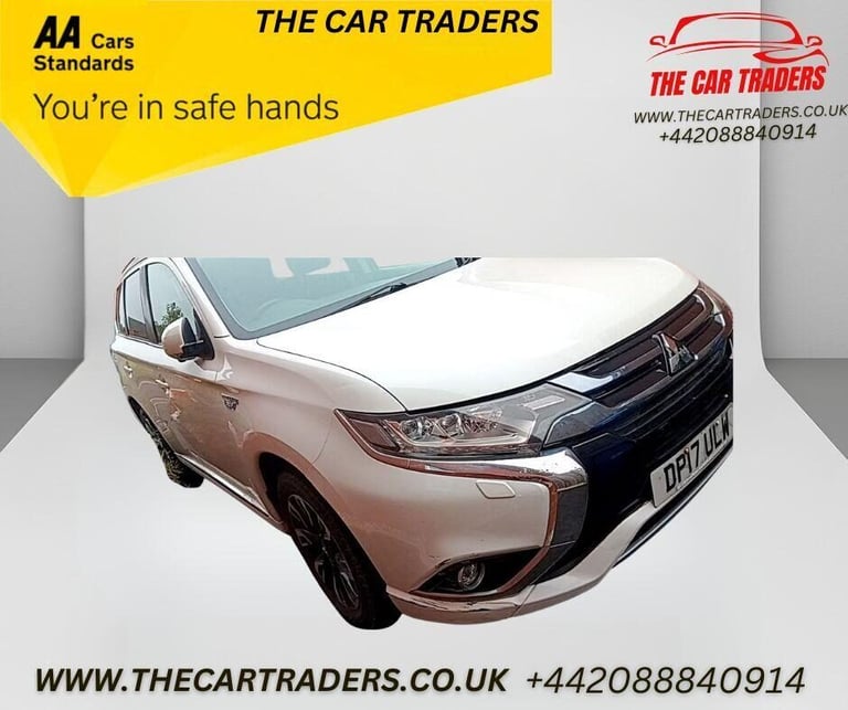 2017 Mitsubishi Outlander 2.0h 12kWh 4h SUV 5dr Petrol Plug-in Hybrid CVT 4WD Euro 6 (s/s) (200 p...