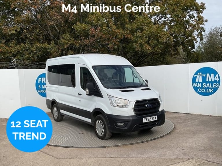 2022 Ford Transit 350 EcoBlue Trend 12 Seater Euro 6 Minibus Diesel Manual