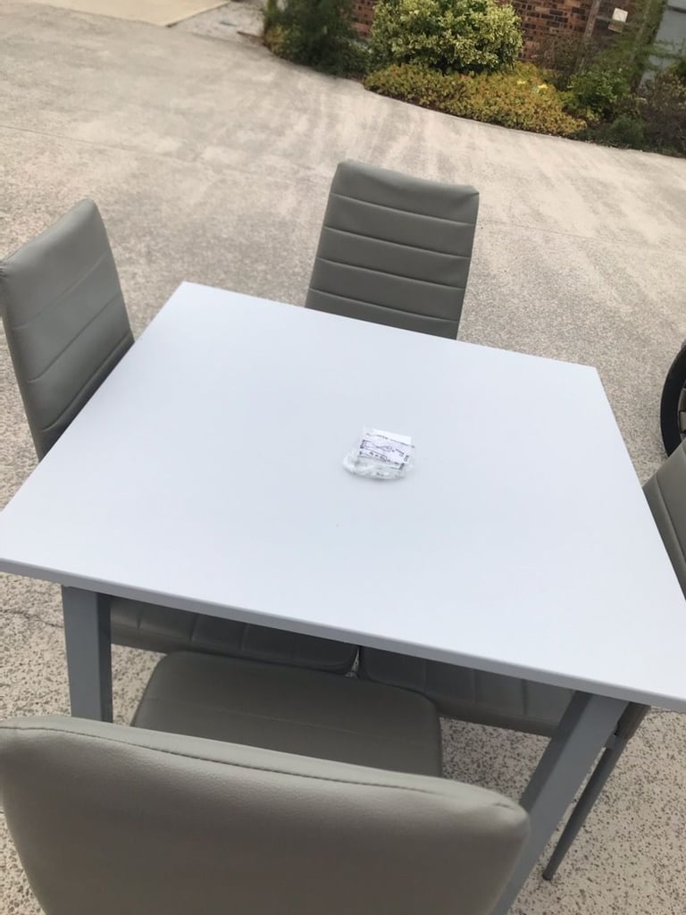 image for Table and 4 chairs 