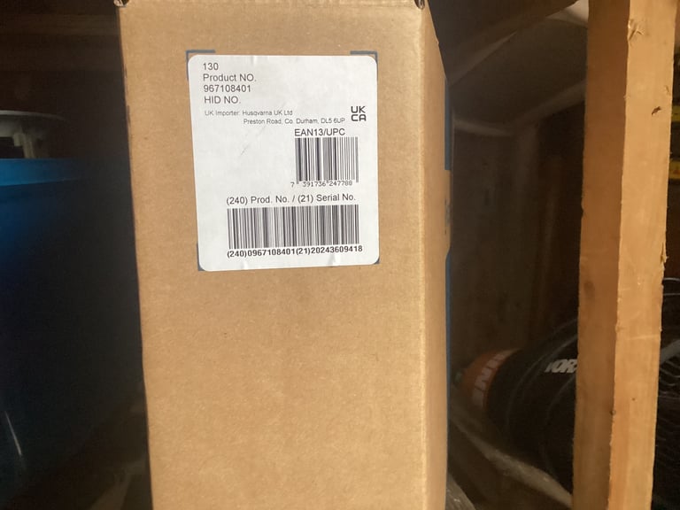 Husqvarna 130 chainsaw 14 in petrol brand new still in box 