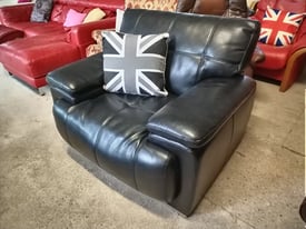 Black Armchair Chair in good condition Deliv Poss