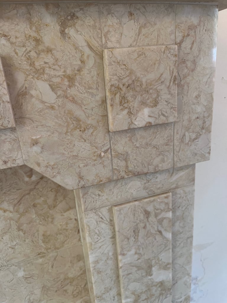 Pure marble Fireplace 