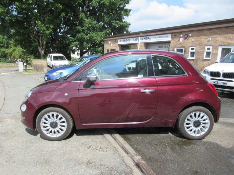 2017 67 FIAT 500 1.2 LOUNGE HATCHBACK 3DR PETROL MANUAL EURO 6 (S/S) (69 BHP)