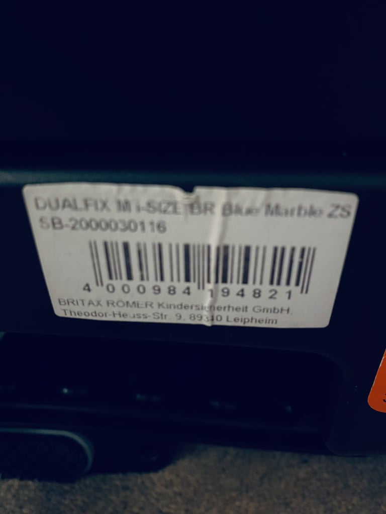 Britax Römer Dualfix M i-Size car seat - Blue Marble