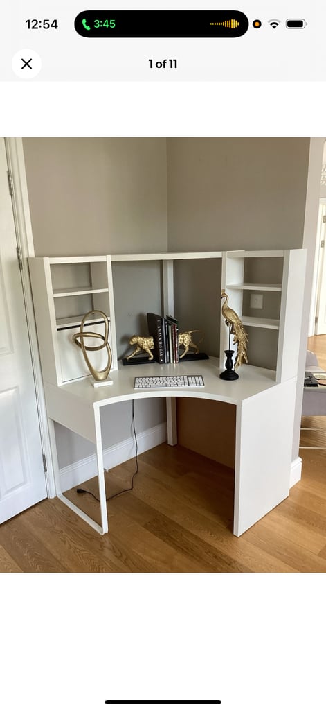 Micke ikea corner for Sale | Office Desks | Gumtree