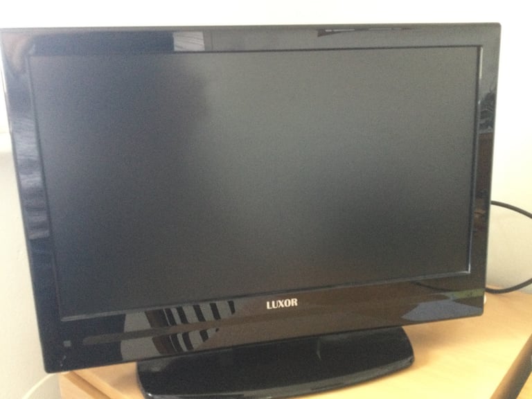 image for Small colour television with built in DVD