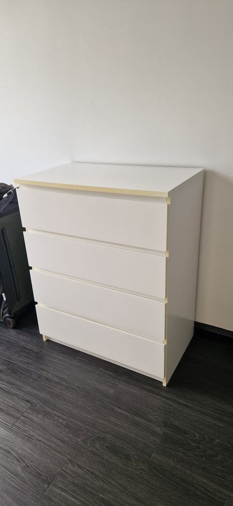 White Ikea Chest of Drawers