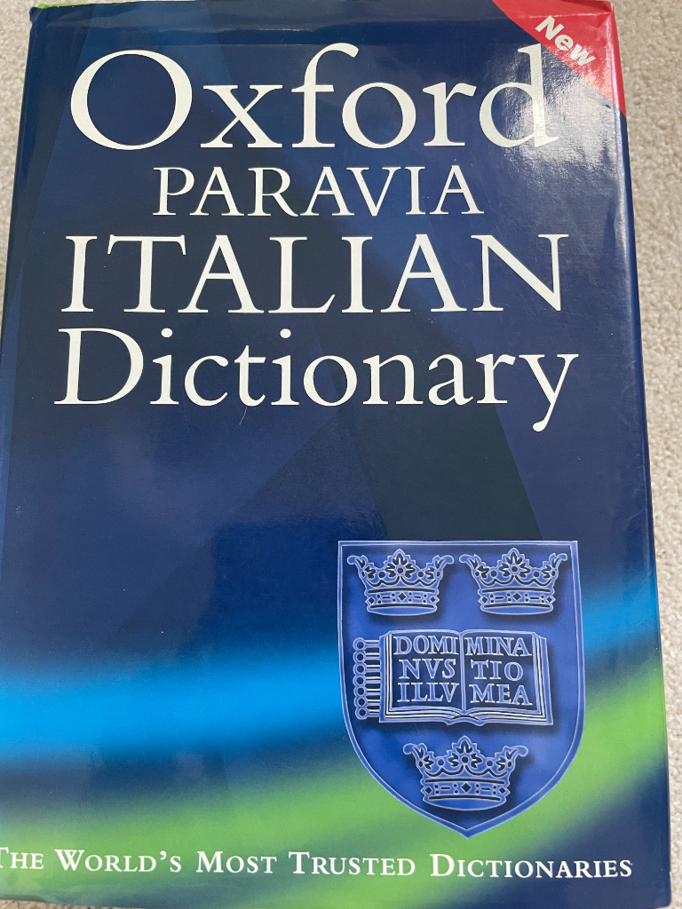 Oxford-Paravia Italian Dictionary - Hardcover, used in VGC
