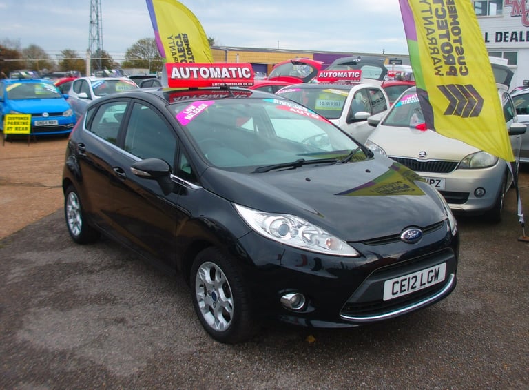 2012 Ford Fiesta Automatic 1.4 Zetec Hatchback 5dr Petrol (94 bhp) Petrol