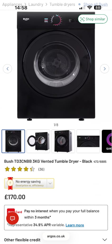 Tumble dryer