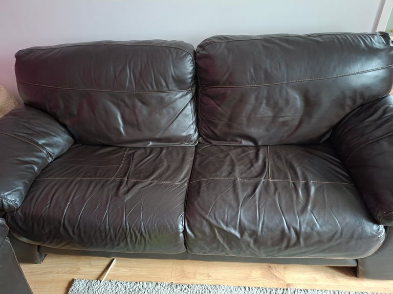 Leather sofas
