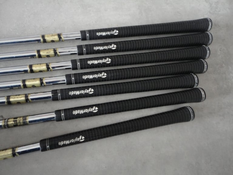 Various golf clubs, various prices, sets, irons, taylormade, macgregor, howson etc