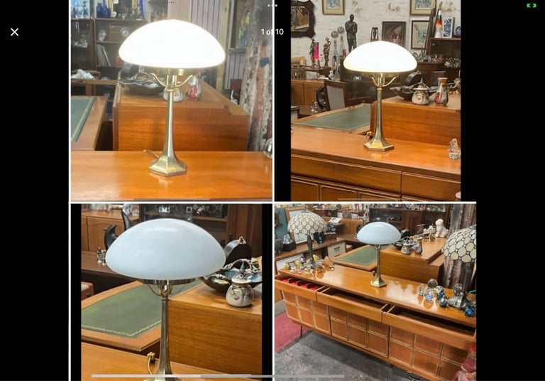 Pair of Tiffany style lamps in good working order