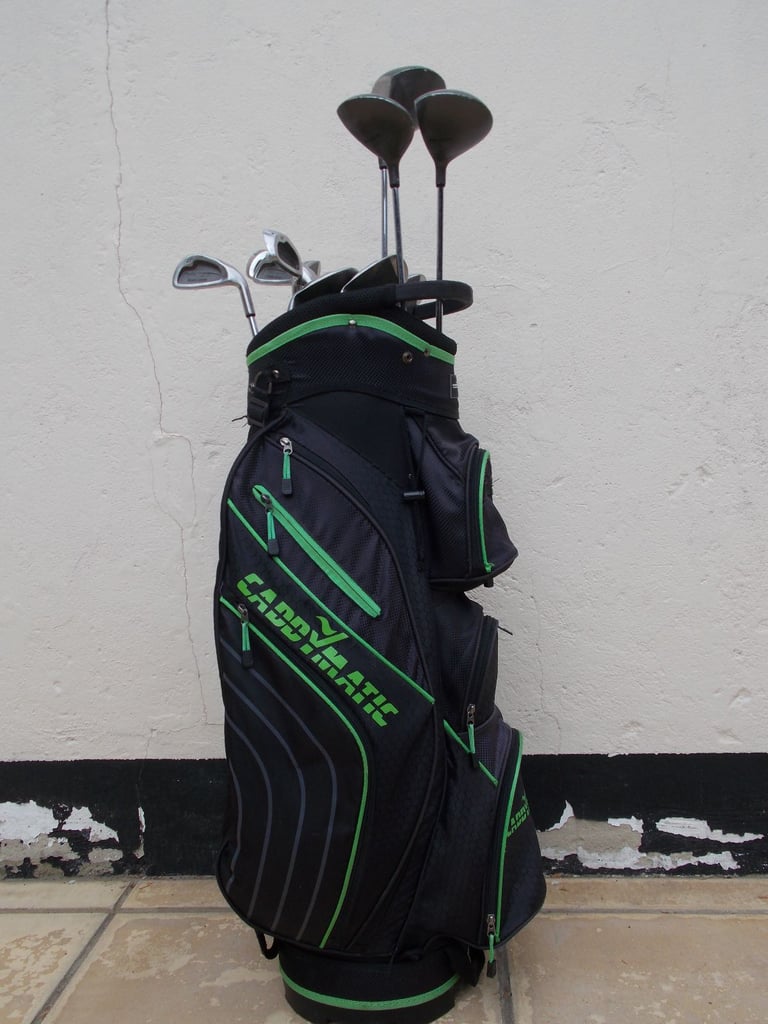 Mens Right Handed Howson Tour Master Golf Club Set + Bag, Balls and Tees