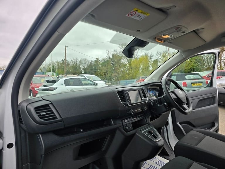 2023 Citroen Dispatch E 1000 75 kWh Enterprise M in white, 12,000 miles, full service history, 1 ...