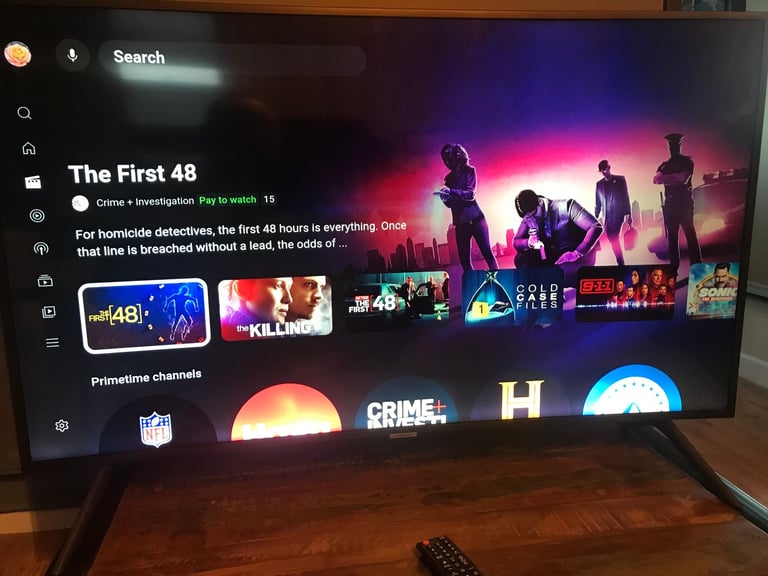 50" Smart 4K Curved Samsung TV
