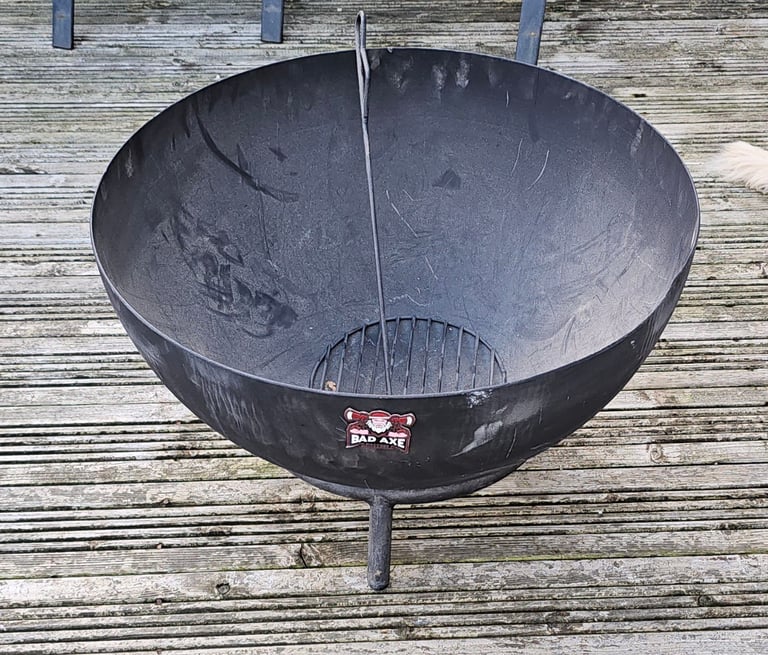 image for Bad Axe "The Fireball" Fire Pit for sale.