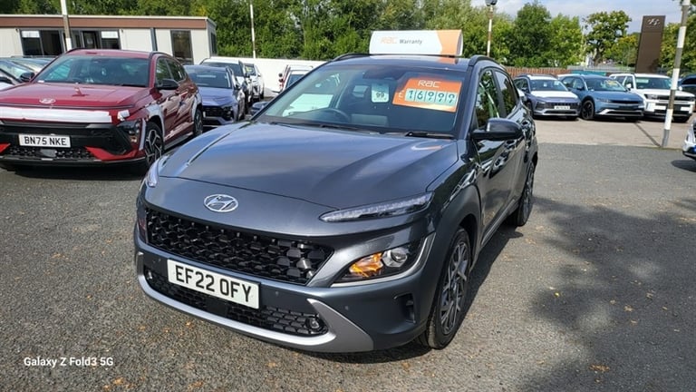 2022 Hyundai KONA 1.6 h-GDi Premium SUV 5dr Petrol Hybrid DCT Euro 6 (s/s) (141 ps) SUV Hybrid Au...