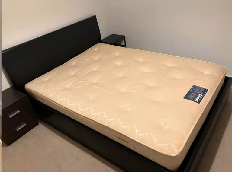 image for ottoman double bed with mattress with DELIVERY