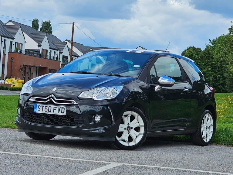 2010 Citroen DS3 1.6 HDi Black 3dr HATCHBACK DIESEL Manual
