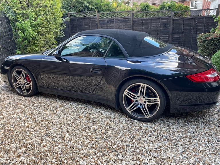 2007 PORSCHE 911 3.8 997 Carrera 4S Cabriolet! Turbo Alloys! Manual! Black! £22,500!