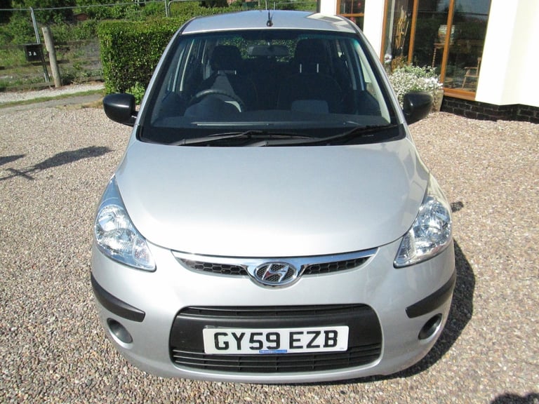 Hyundai i10 Classic. 2009. Silver. Just 12,000 miles. Service history. £35 tax. 
