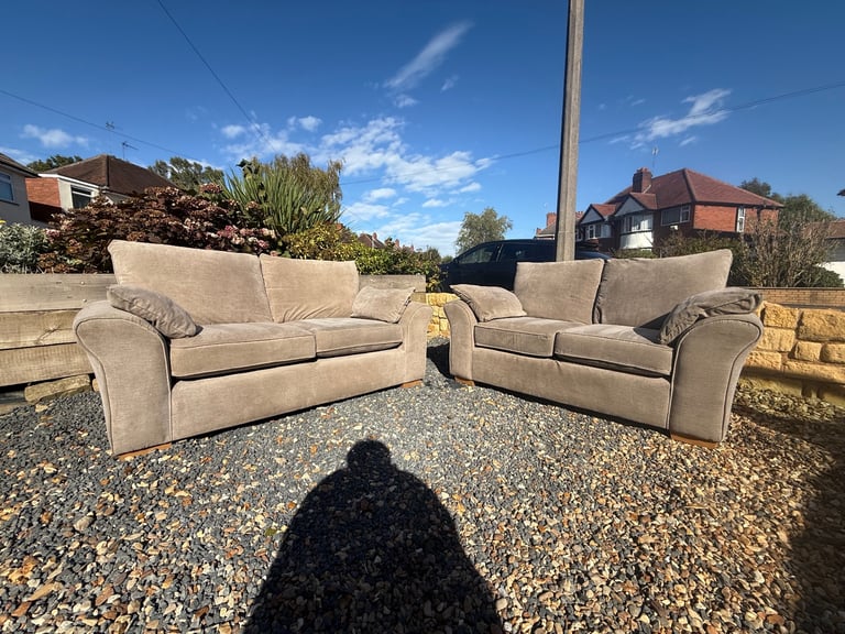 Beige Next 3&2 Sofa Set 