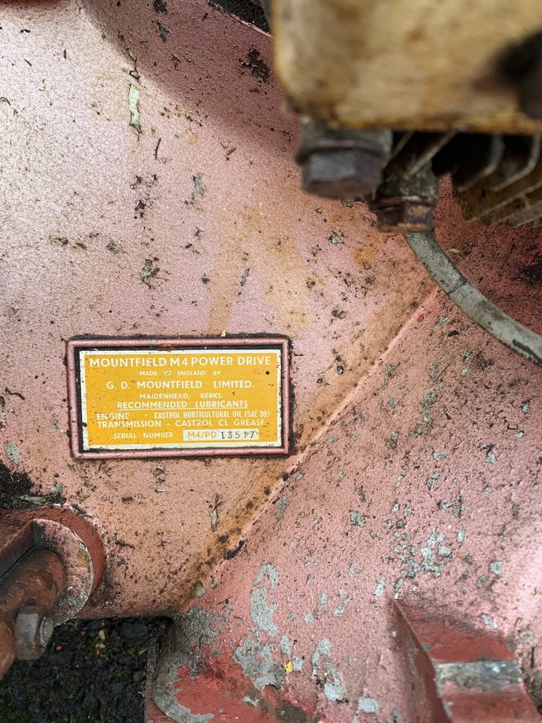 Vintage Mountfield lawnmower