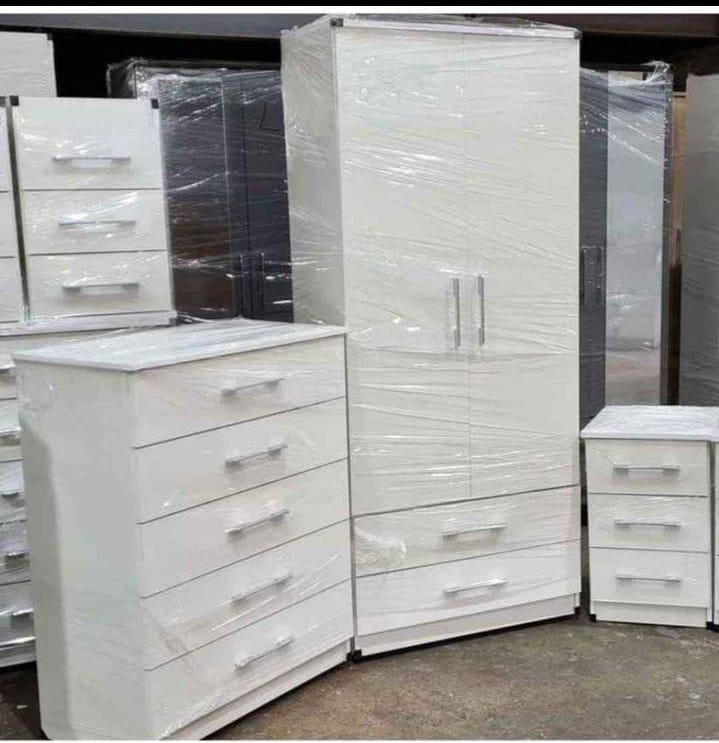 Fully assembled wardrobe,Chest of drawers And Besdside Tables For Sale Home Delivery