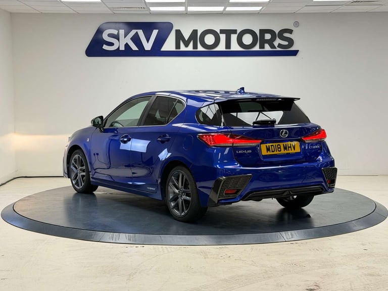 2018 Lexus CT 200h 1.8 F-Sport 5dr CVT HATCHBACK PETROL/ELECTRIC Automatic