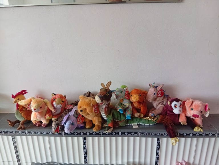 Ty beanies Chinese Zodiac set of 12
