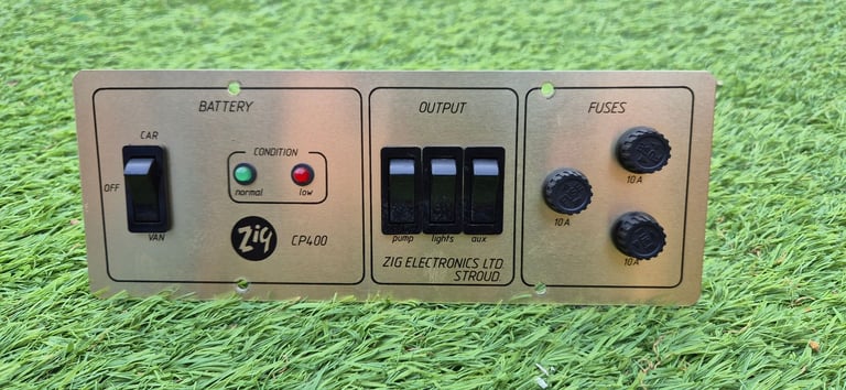 ZIG and other caravan, camper or boat battery distribution units 240v/12v and battery chargers.