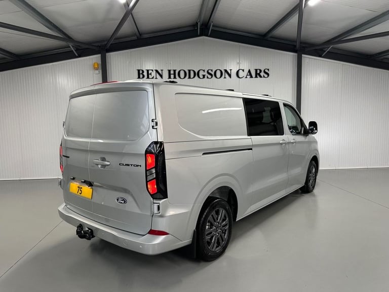 2025 75 FORD TRANSIT CUSTOM 2.0 320 ECOBLUE LIMITED CREW VAN DOUBLE CAB 5DR DIES