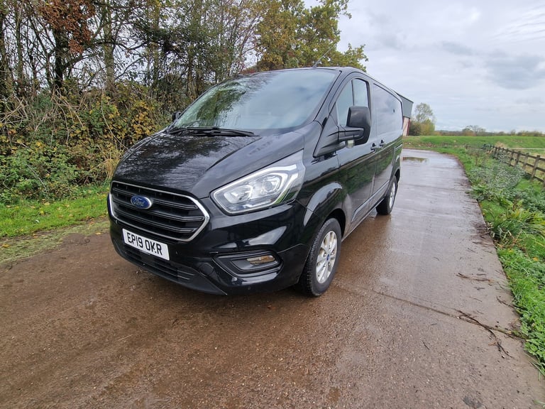 2019 Ford Transit Custom  Drives Perfect  8mMOT  Black  LTD Top Spec  Clean