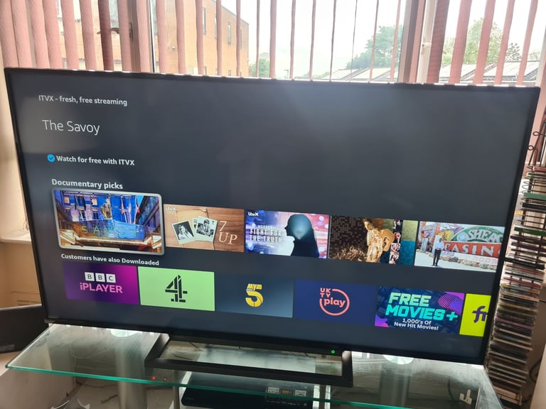 TOSHIBA 65 INCH SMART 4K UHD HDR LED FIRE TV WITH WIFI, FREEVIEW & FREESAT HD 