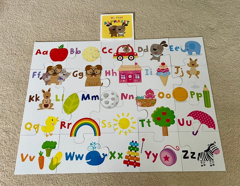 My First Alphabet Jigsaw Puzzle and Book Set