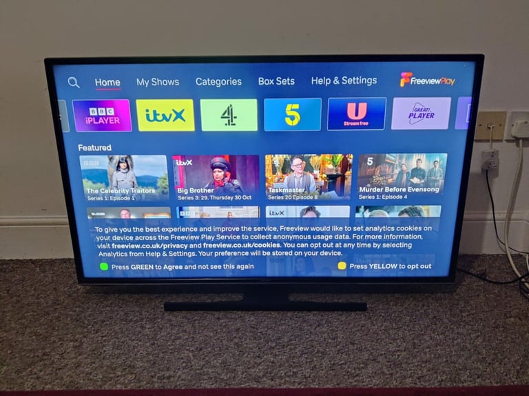 Hitachi Smart TV HDR 4K Ultra HD Led 43 inches for sale 