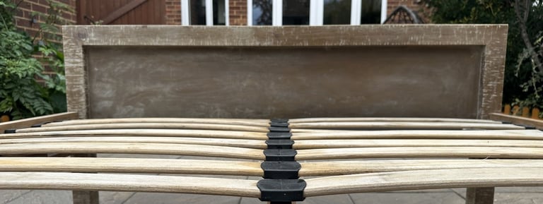 Barker & Stonehouse Reclaimed Wood 4FT6 Double Size Bed Frame - Great Condition