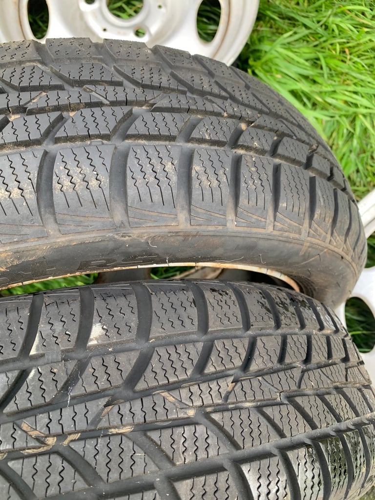 image for Three stud Smart car wheels winter tyres hancook 