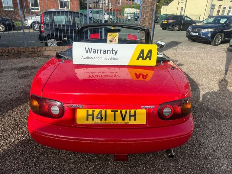 1990 Mazda MX-5 1.6L 2d  114 BHP Convertible Petrol Manual
