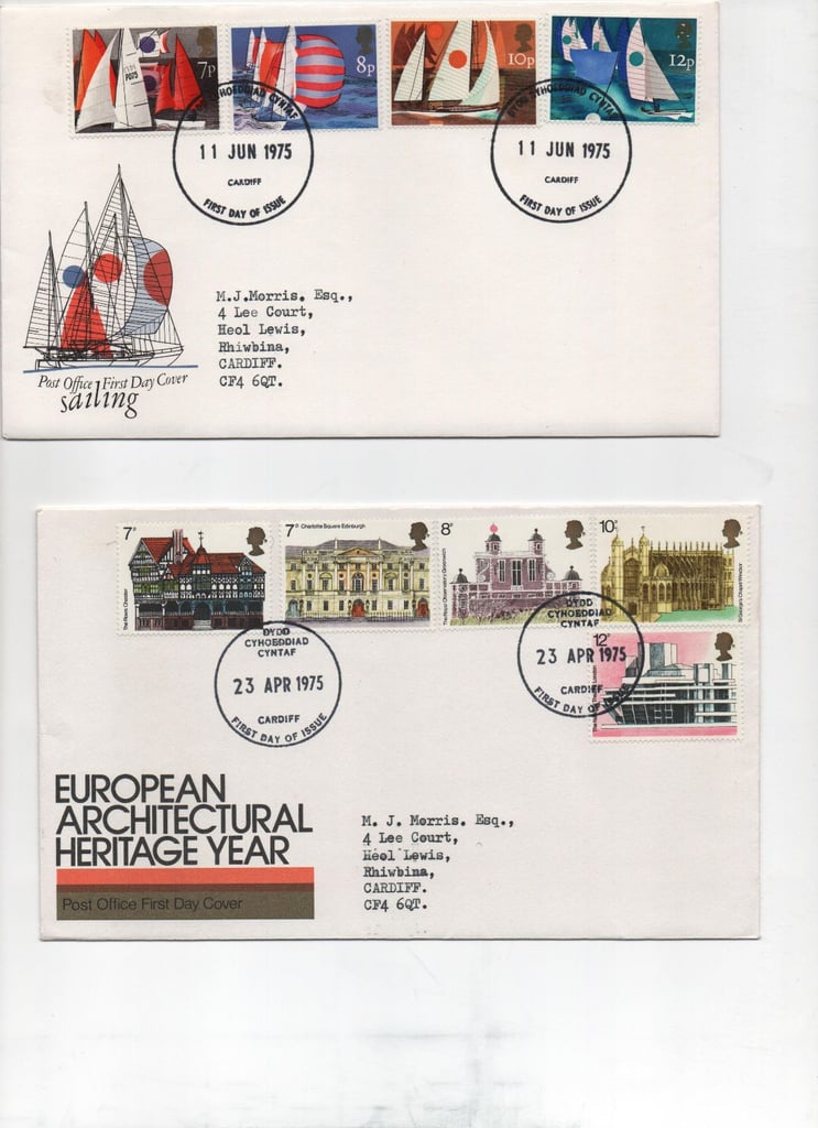 120 Wales first day covers