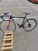 Black mfx veloce black road bike slim tyres great condition