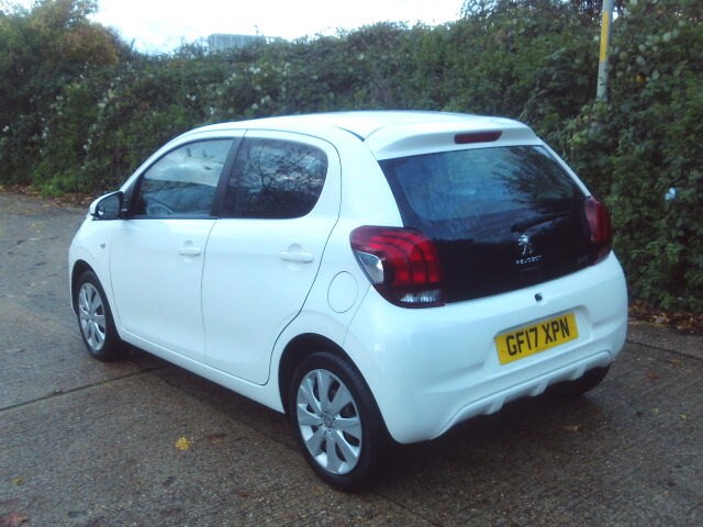 2017 Peugeot 108 1.0 Active 5dr White 60k Miles FSH Years MOT Warranty £20 Road Tax HATCHBACK Pet...